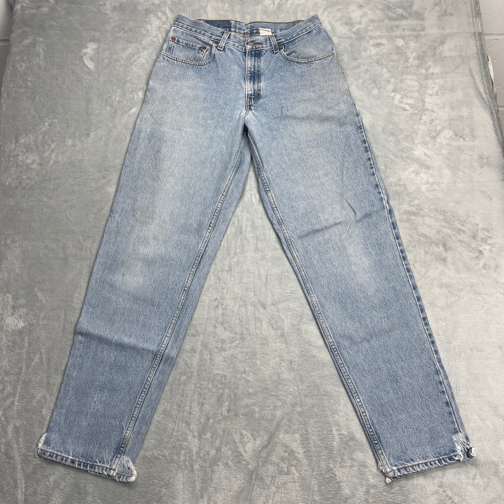 Vintage Levis 560 Loose Fit Tapered Leg Jeans Mens 31x34 Light Wash Blue Y2K